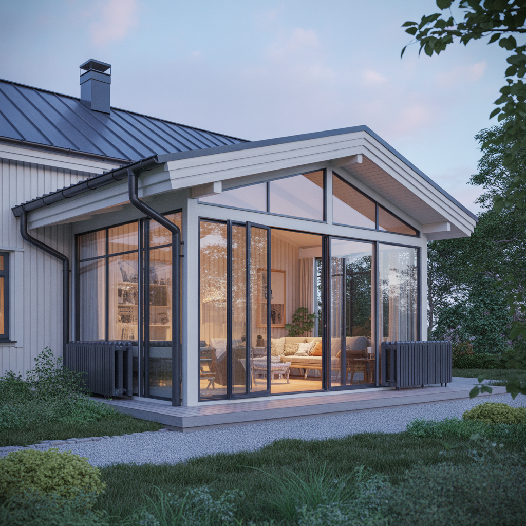 3.Inglasad veranda for extra ljus och varme aret runt