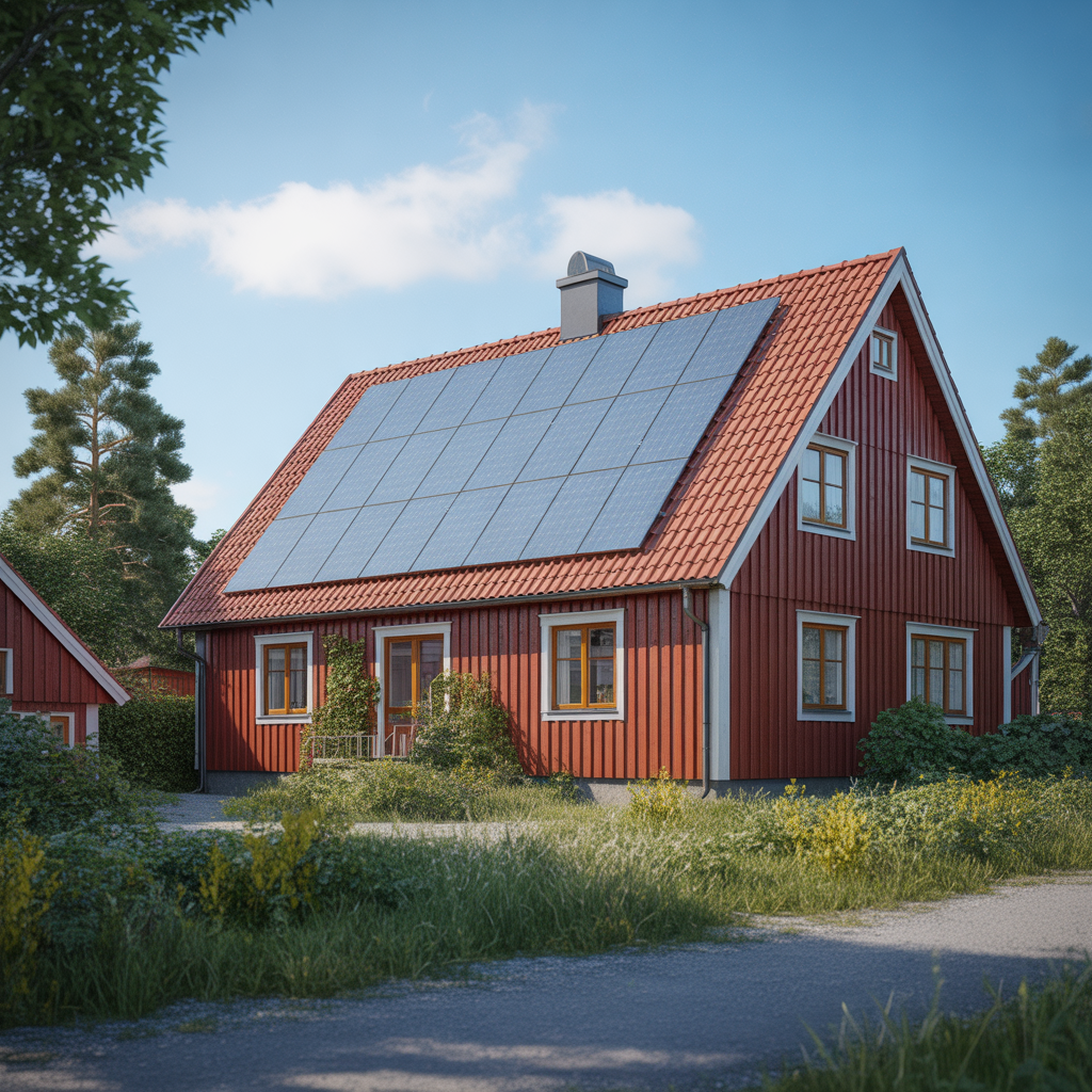 9.Guide till att installera solceller pa lutande tak