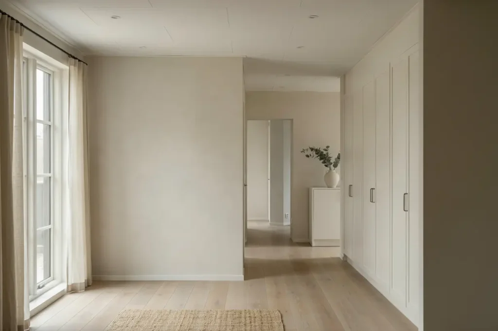 montering av innerv ggar och undertak i villa i skrubba